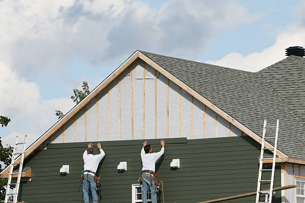 Professional Siding Contractor technician working in Bullock, NC